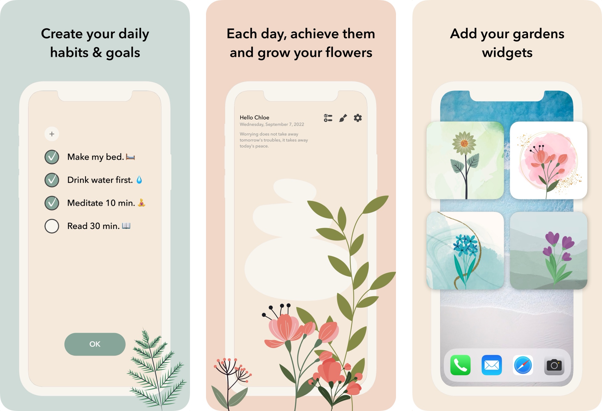 Millefeuille Agency - Eden App iPhone - Create Healthy Habits and Routine